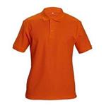 Triko pracovní s límečekem a krátkým rukávem DHANU (vel.XL), oranžové 