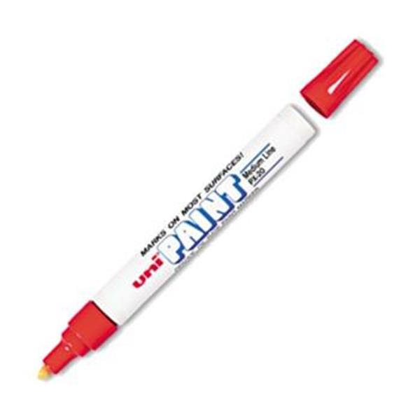 UNIPAINT PX-20 červený - Fix popisovací olejový (marker) PX-20(L), červený, 2,0mm