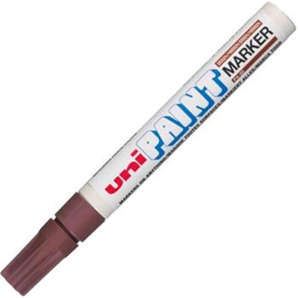 UNIPAINT PX-20 hnědý - Fix popisovací olejový (marker) PX-20(L), hnědý, 2,0mm