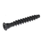 Vrut do dřeva, konfirmát se zápustnou hlavou, zinek černý, pr. 7 x 70mm, (100ks)